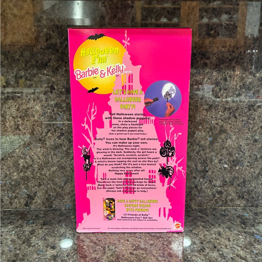 1998 NRFB Barbie & Kelly Halloween Fun Doll Gift Set - Picture 2 of 9